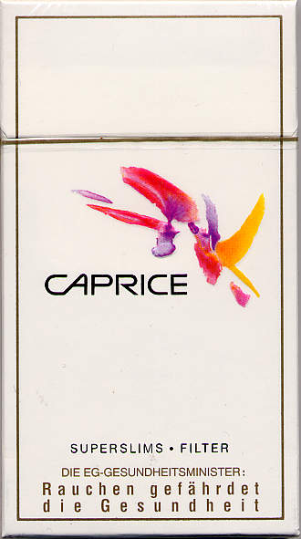 Caprice Superslims cigarettes filter